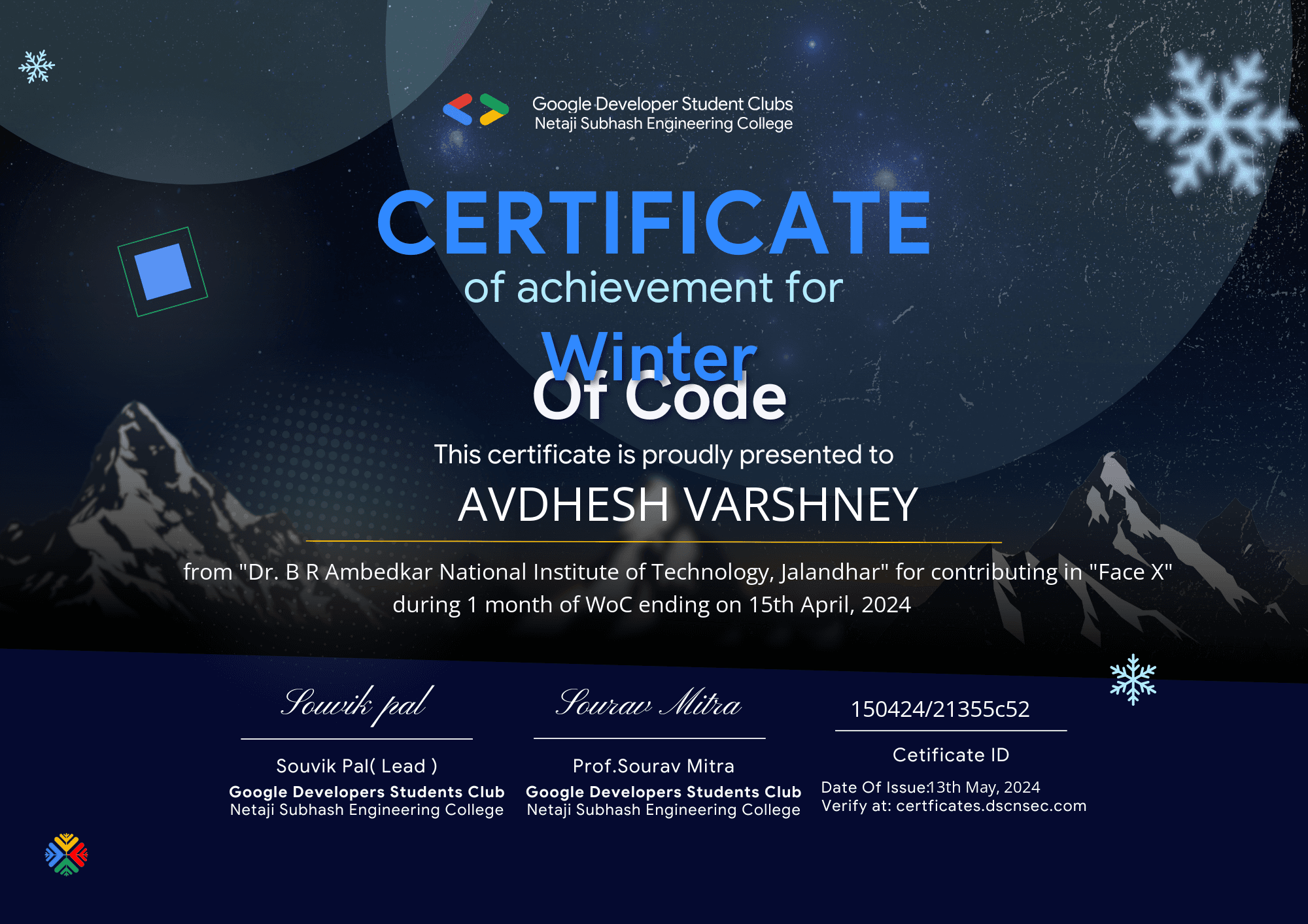 WINTER OF CODE 2024